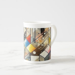 Burst of Color Bone China Mug