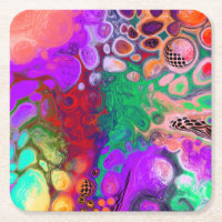 Burst of Colours Digital Fluid Art