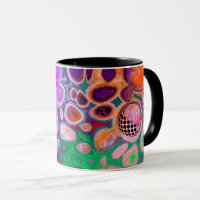 Burst of Colours Fluid Art Mug