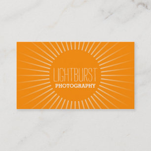 Burst of Light Business Cards