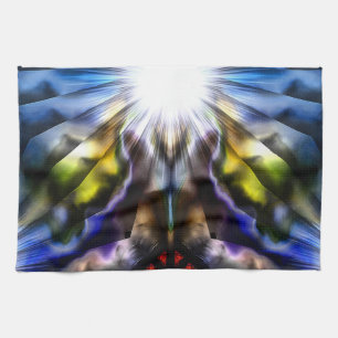Burst Of Light Tea Towel