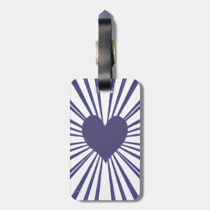 Burst Of Love (Purple) Luggage Tag
