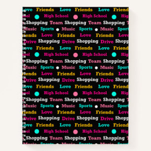 Burst of Personality in Every Sip Notebook