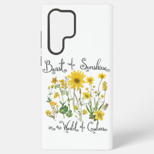 Burst of Sunshine in a World of Colours Samsung Galaxy Case