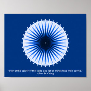 Burst of the Blues Poster Print