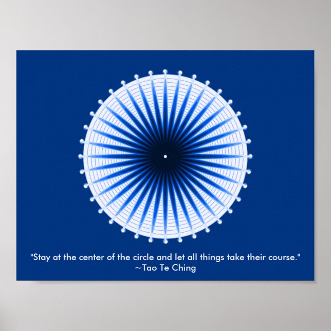 Burst of the Blues Poster Print (Front)