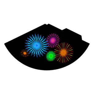 Bursting Fireworks Pattern Party Hat