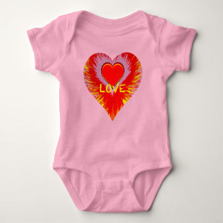 Bursting Heart Baby Bodysuit