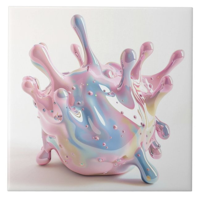 Bursting Porcelain Lava Ceramic Tile (Front)