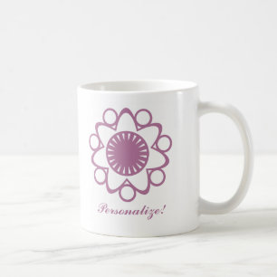 Bursting with Life Flower Mug, Lavender Coffee Mug