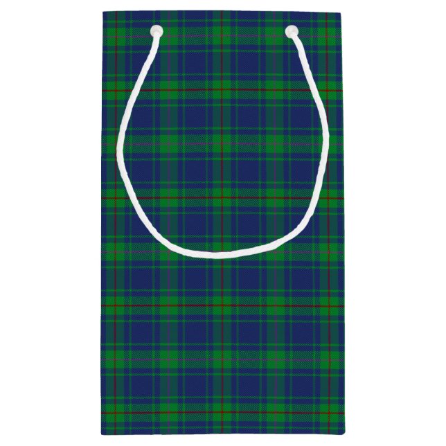 Burt Tartan Small Gift Bag (Back)