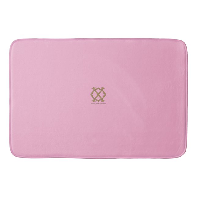 Burton Family Collection Pink   Bath Mat (Front)