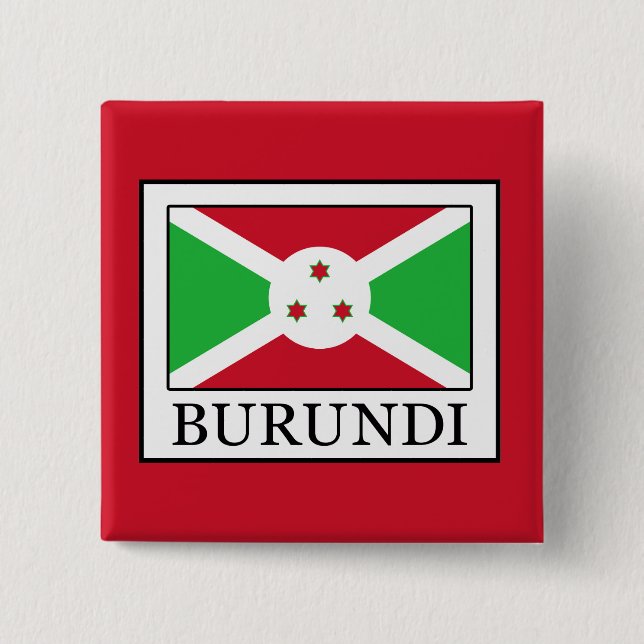 Burundi 15 Cm Square Badge (Front)