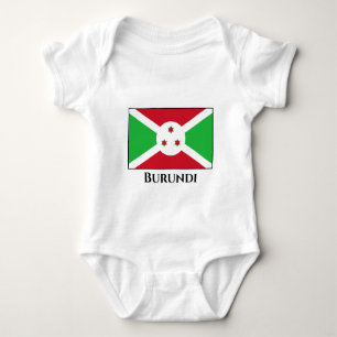 Burundi Flag Baby Bodysuit