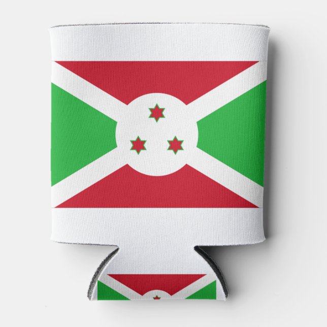 Burundi Flag Can Cooler (Front)