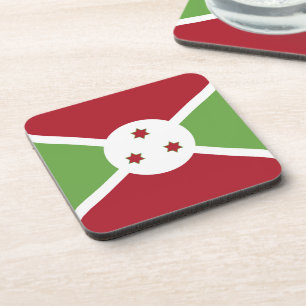 Burundi flag coaster
