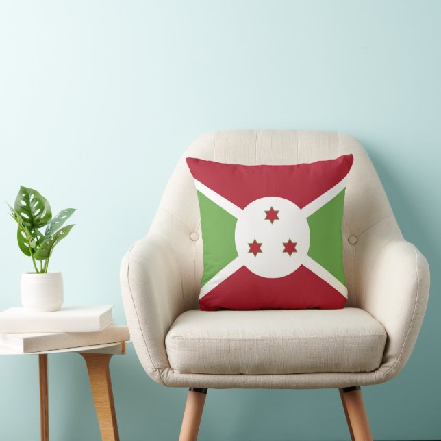Burundi flag cushion (Chair)