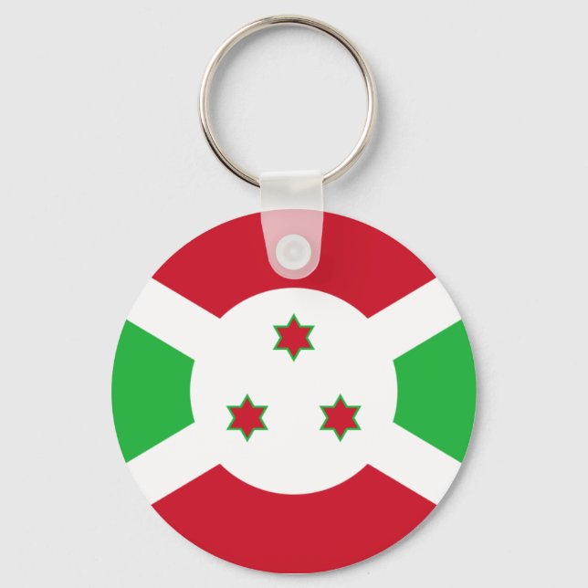 Burundi Flag Keychain (Front)