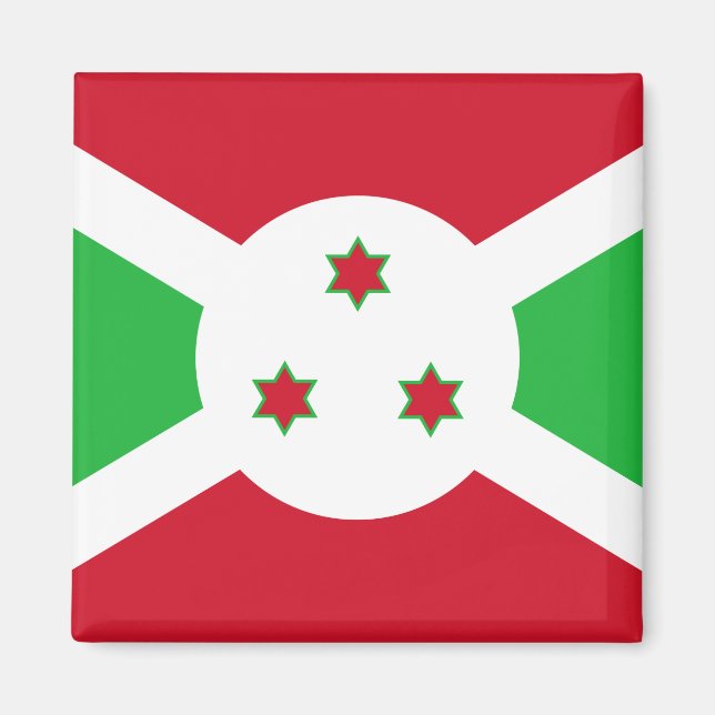 Burundi Flag Magnet (Front)
