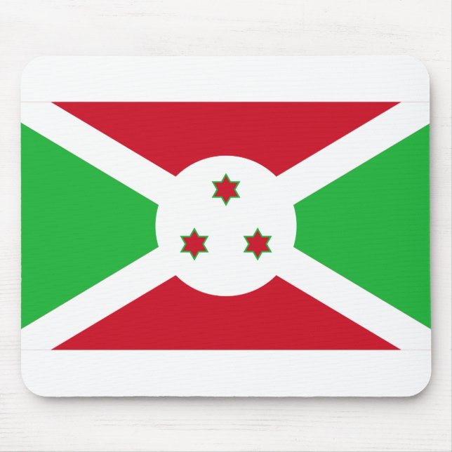 Burundi Flag Mouse Pad (Front)