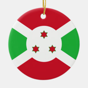 Burundi Flag Ornament