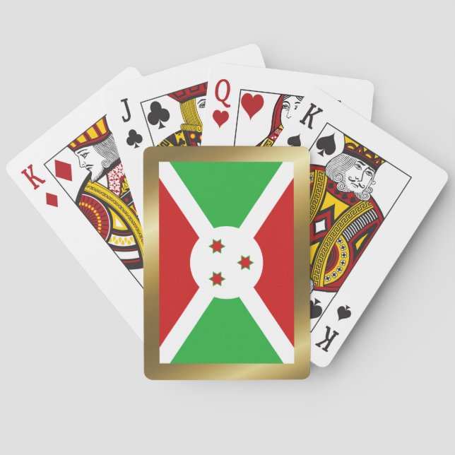 Burundi Flag Playing Cards (Back)