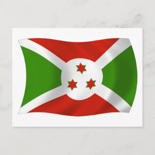 Burundi Flag Postcard