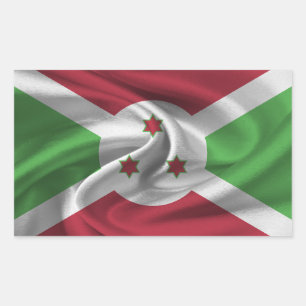 Burundi Flag Rectangular Sticker