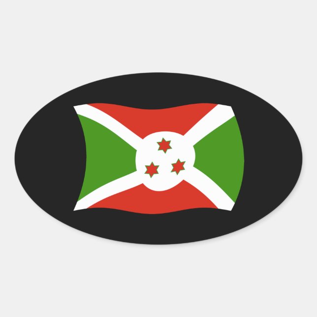 Burundi Flag Sticker (Front)