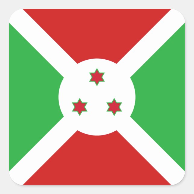Burundi Flag Sticker (Front)