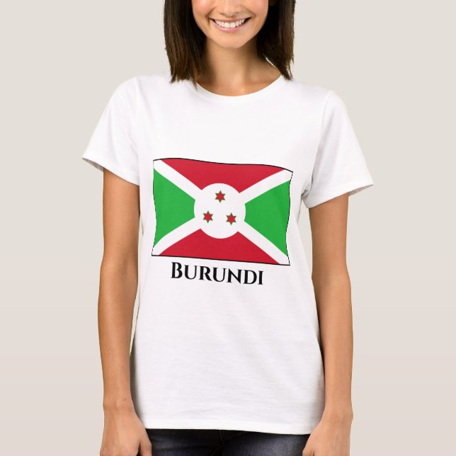 Burundi Flag T-Shirt (Front)