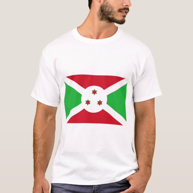 Burundi Flag T-Shirt (Front)