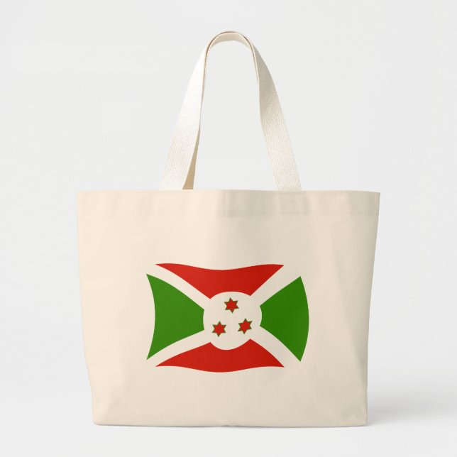 Burundi Flag Tote Bag (Front)