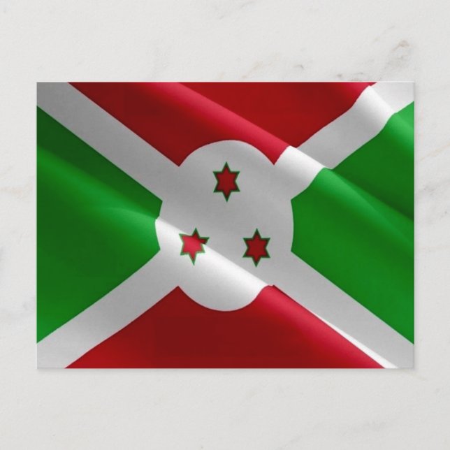 Burundi - Flag Waving - Postcard (Front)
