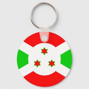 Burundi High quality Flag Key Ring