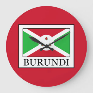 Burundi Large Clock