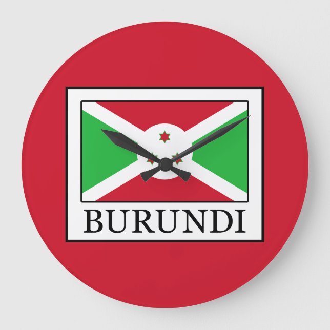 Burundi Large Clock (Front)