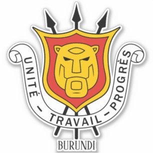 Burundi National Coat Of Arms Patriotic