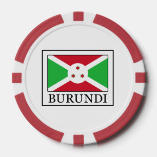 Burundi Poker Chips