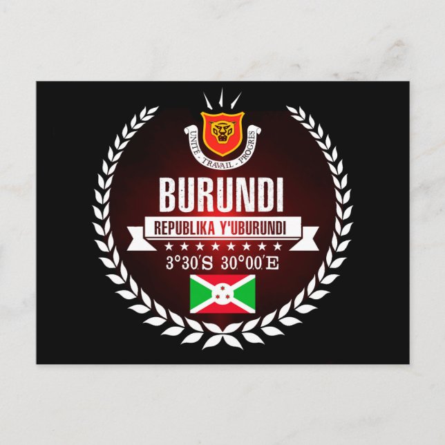 Burundi Postcard (Front)