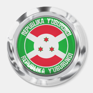 Burundi Round Emblem Magnet