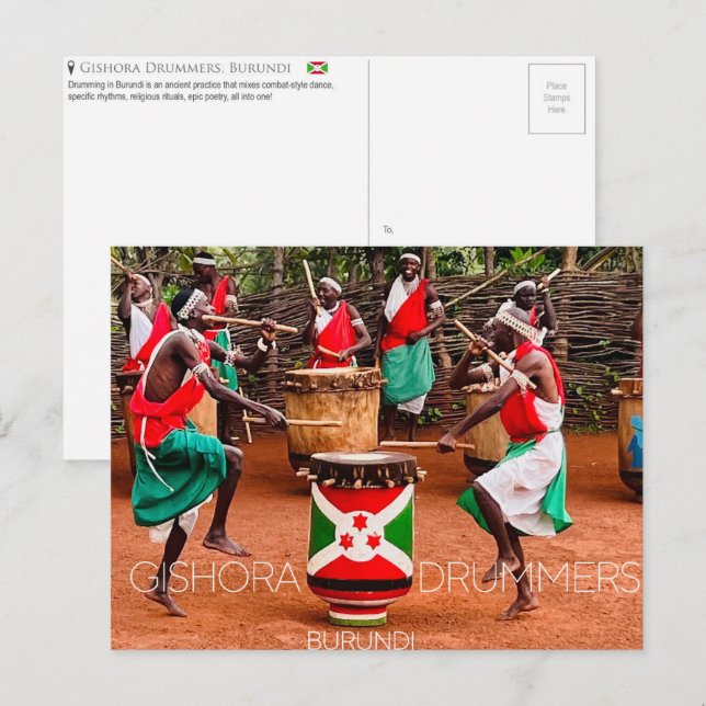 Burundi Travel Postcard (Front/Back)