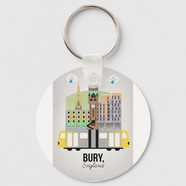 Bury Key Ring (Front)