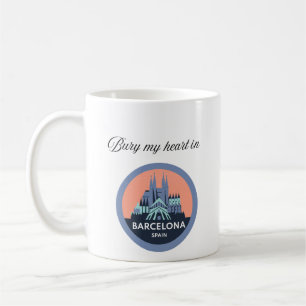 Bury My Heart in Barcelona Coffee Mug