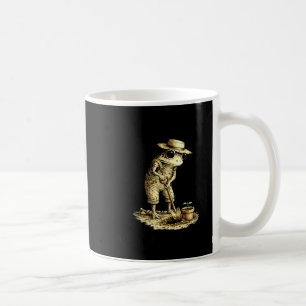 Bury Things Maybe Plants Maybe People Funny Frog Coffee Mug