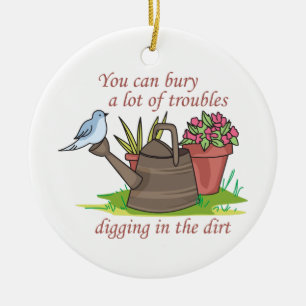 Bury Troubles Ceramic Ornament