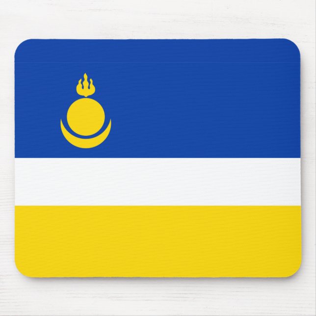 Buryatia flag Mousepad (Front)