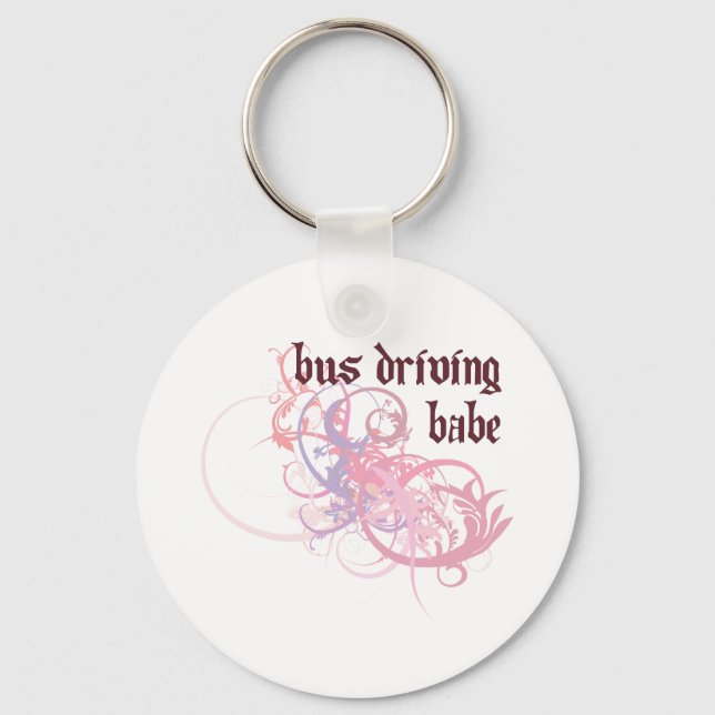 Bus Babe Key Ring (Front)