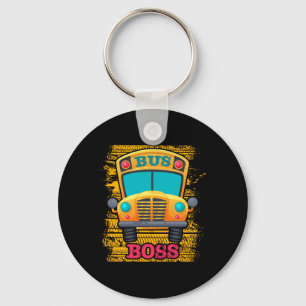 Bus Boss - School Bus Driver Appreciation Key Ring