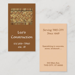 Bus. Card - Brick Element